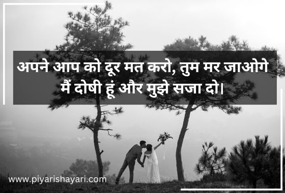 2 Line Love Shayari in Hindi